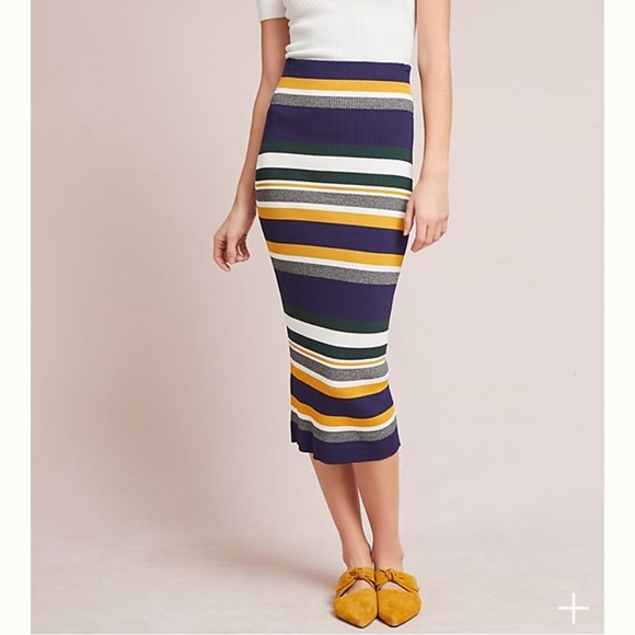 Anthropologie Callahan Greenwich Knit Skirt Small - Picture 1 of 5